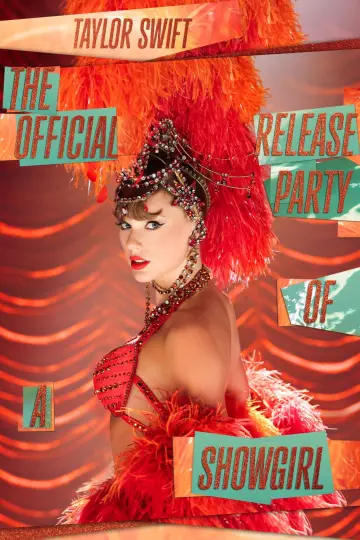 Taylor Swift: The Official Release Party of a Showgirl plakat